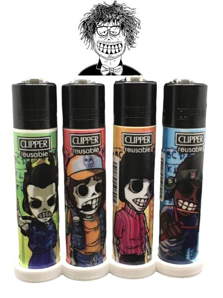 Clipper Feuerzeuge Best Friends Calaveritas